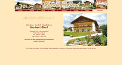 Desktop Screenshot of gasthof-gierl.de